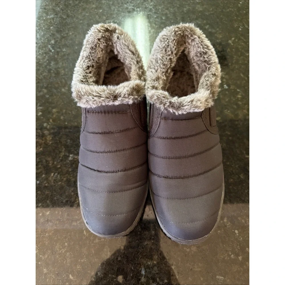 Minnetonka Fur Boots Women's Sz 7 Waterproof Shoes 69012 Insulated Snow Boots